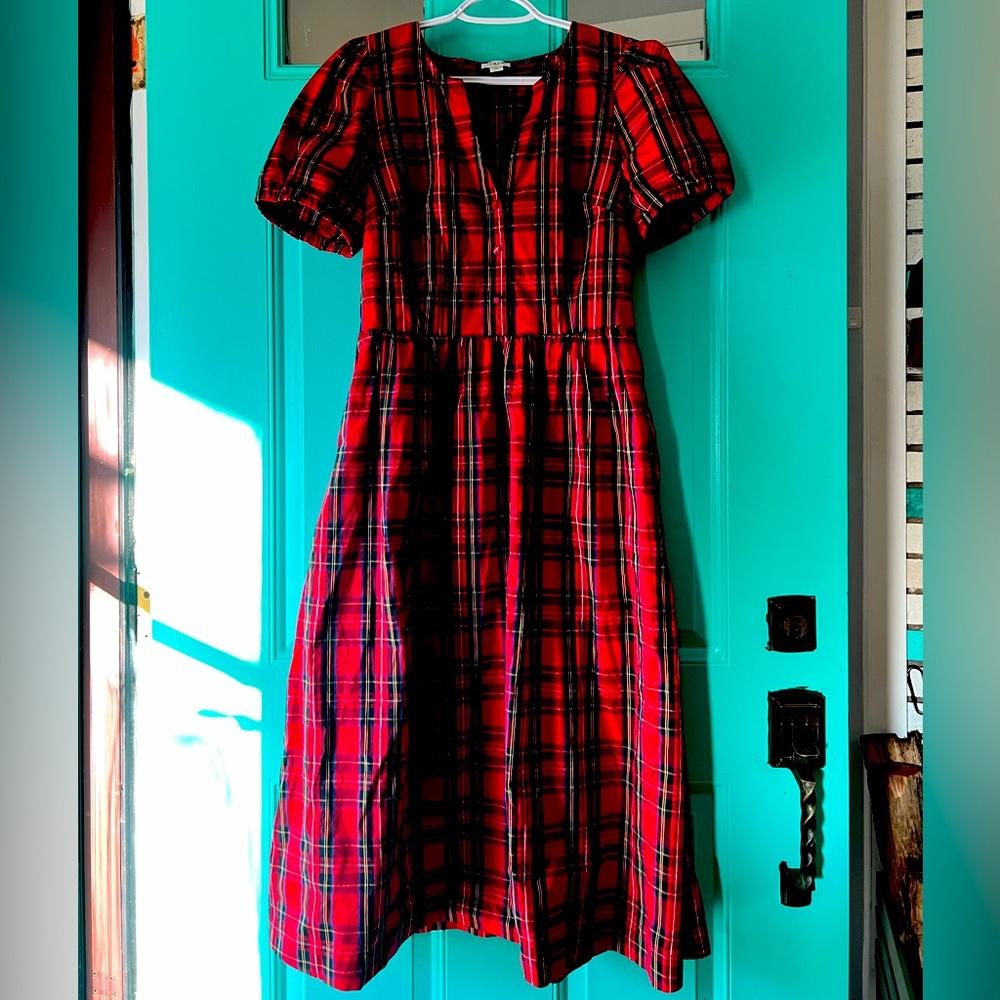 Plaid J.Crew Dress size 6.